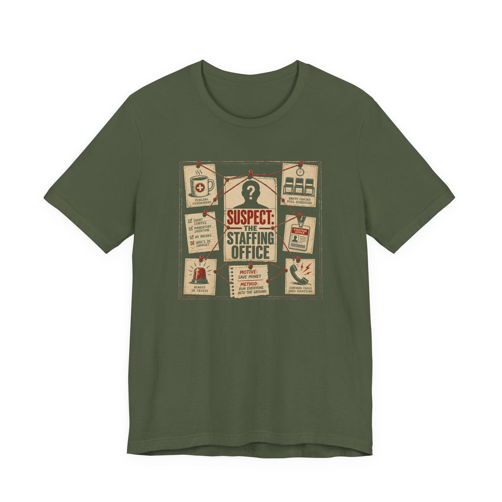Suspect: Staffing Office T-Shirt