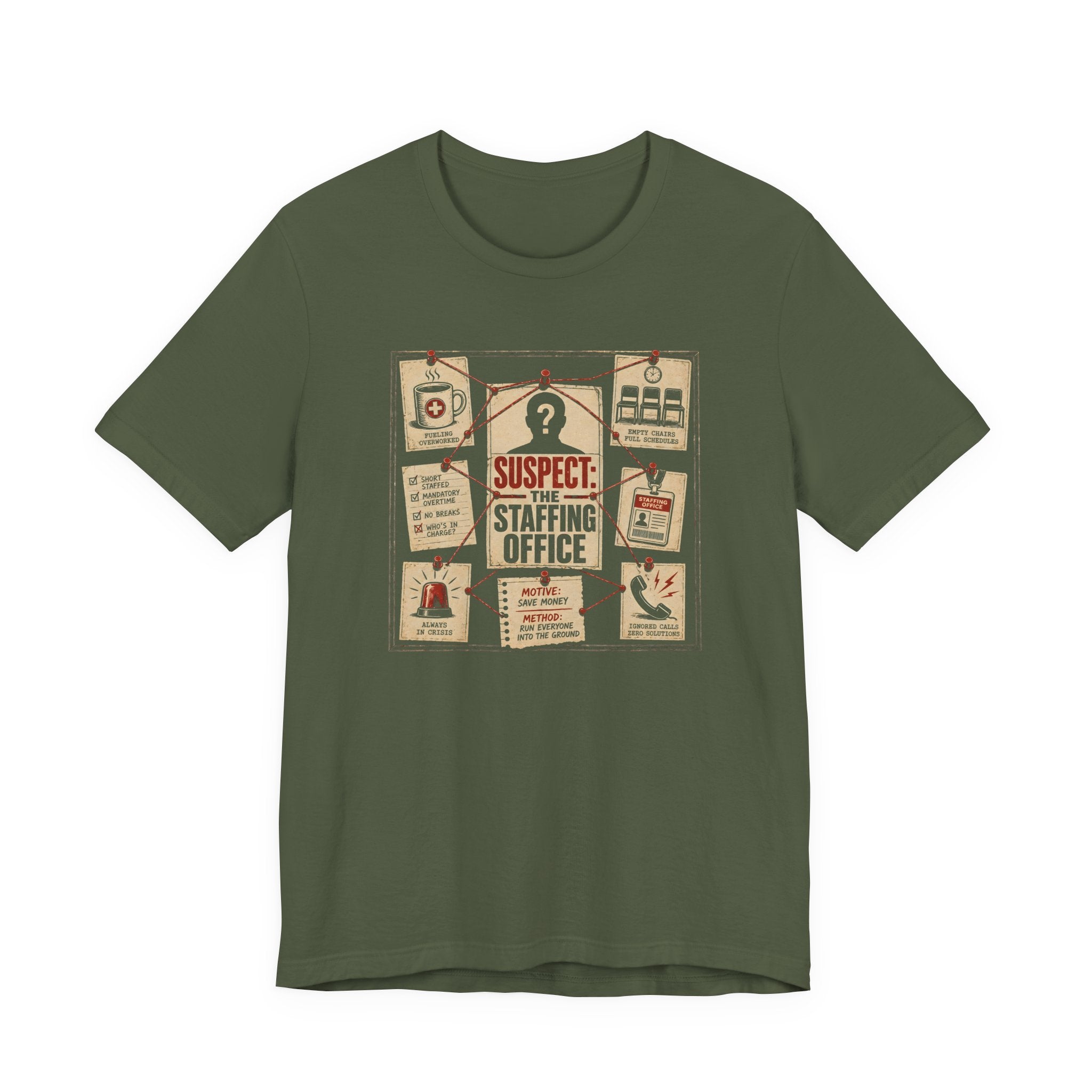 Suspect: Staffing Office T-Shirt