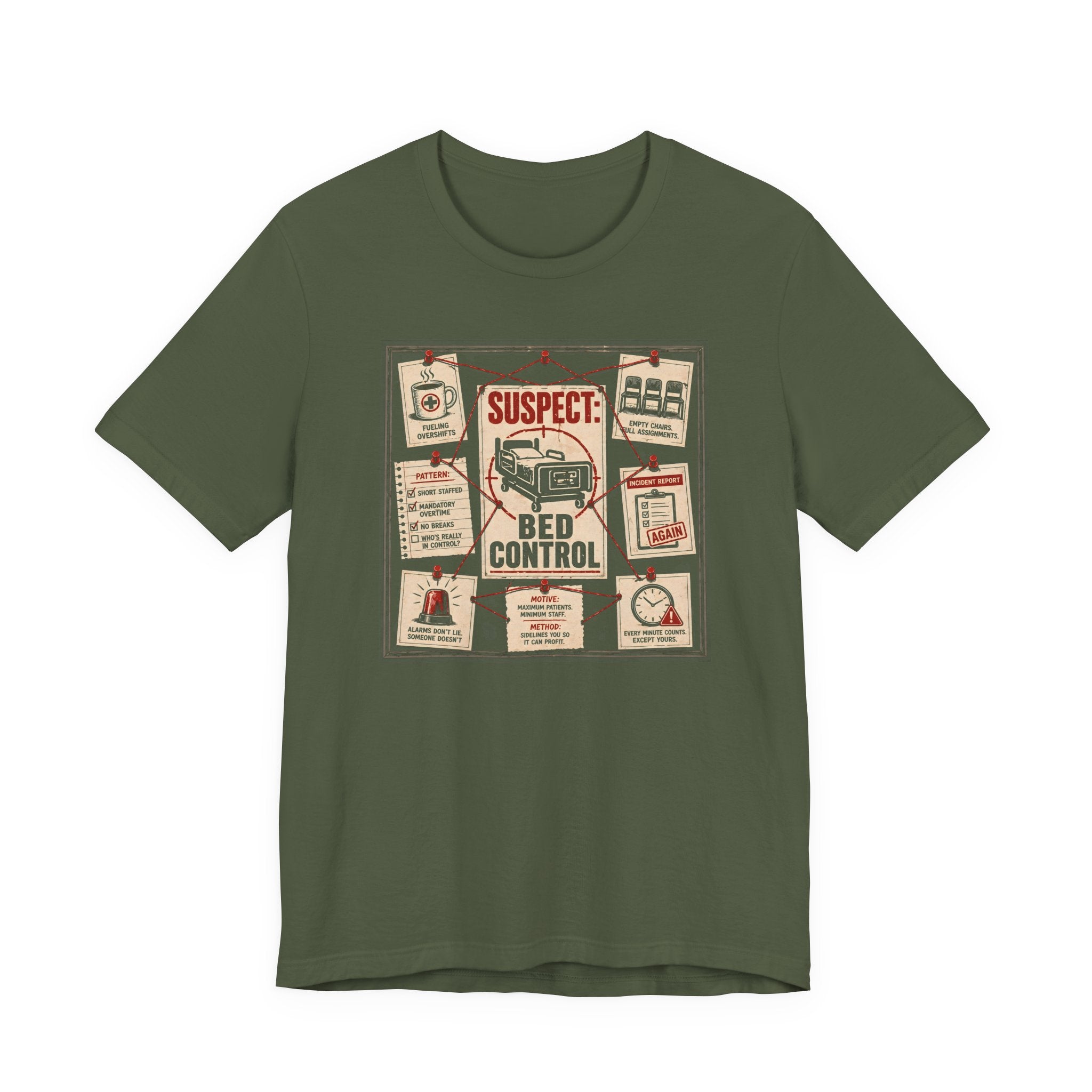 Suspect: Bed Control T-Shirt