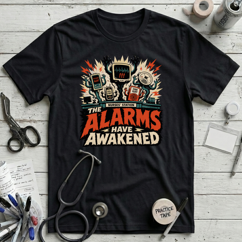 Alarms Awakened T-Shirt - Black