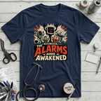 Alarms Awakened T-Shirt - Navy