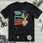 Alien Charge Nurse T-Shirt - Black
