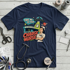 Alien Charge Nurse T-Shirt - Navy