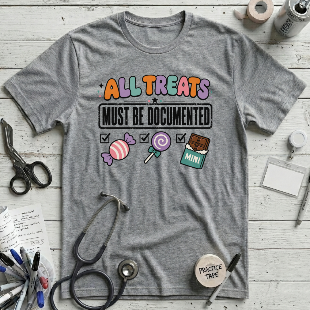 All Treats T-Shirt - Athletic Heather