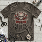 ICU Night Shift Embrace the Chaos T-Shirt - Army