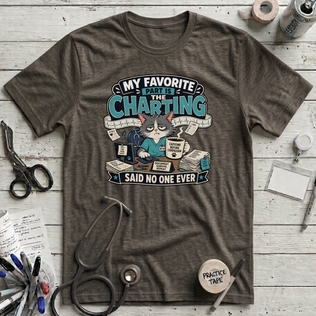 My Favorite Part is Charting T-Shirt