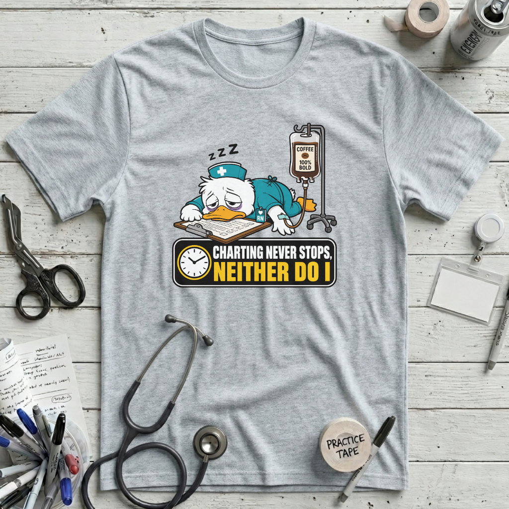 Charting Never Stops T-Shirt