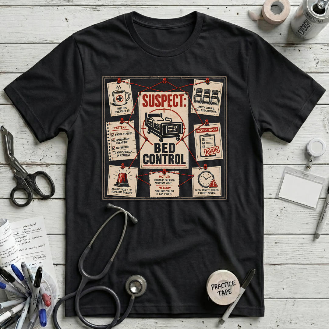 Suspect: Bed Control T-Shirt