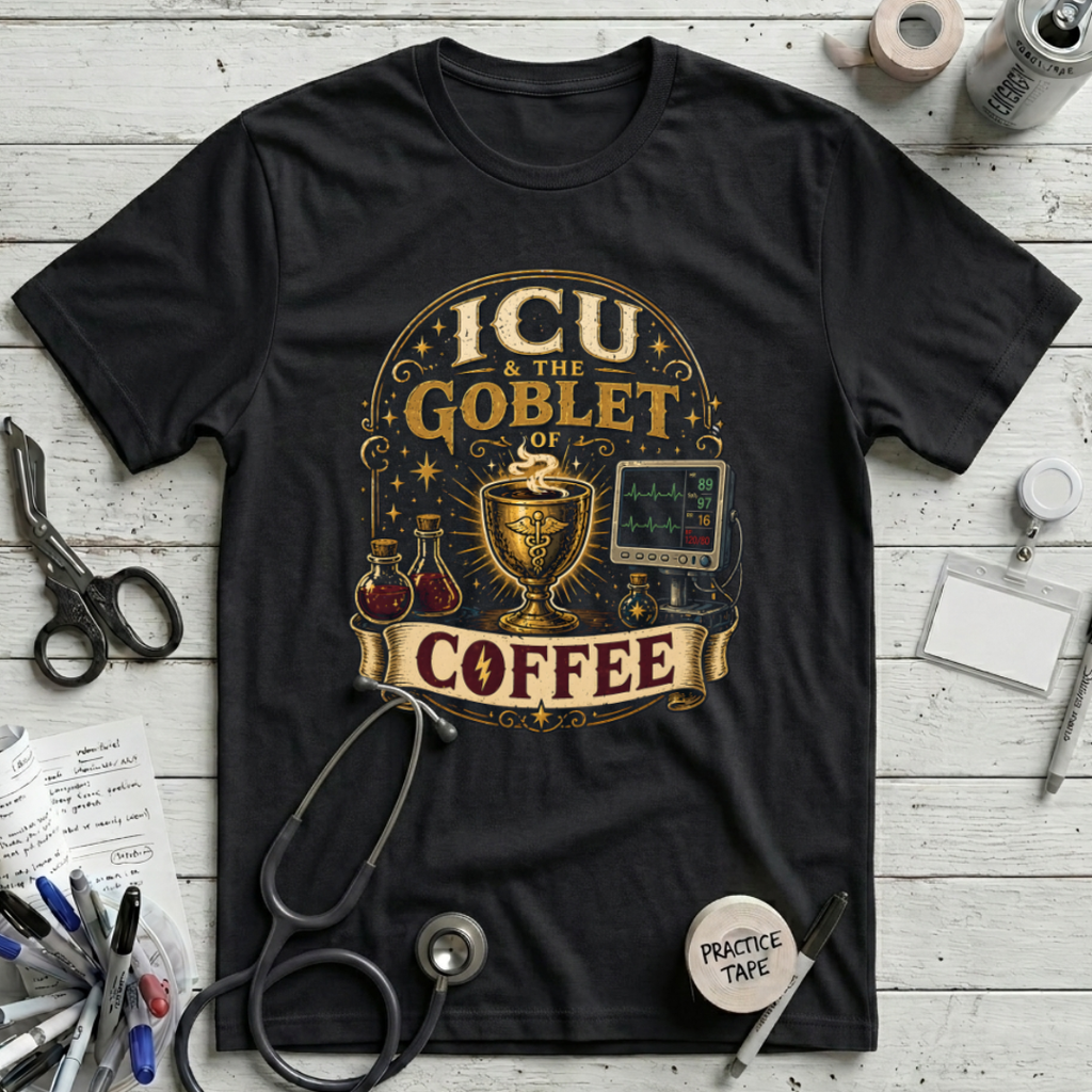 ICU & the Goblet of Coffee T-Shirt