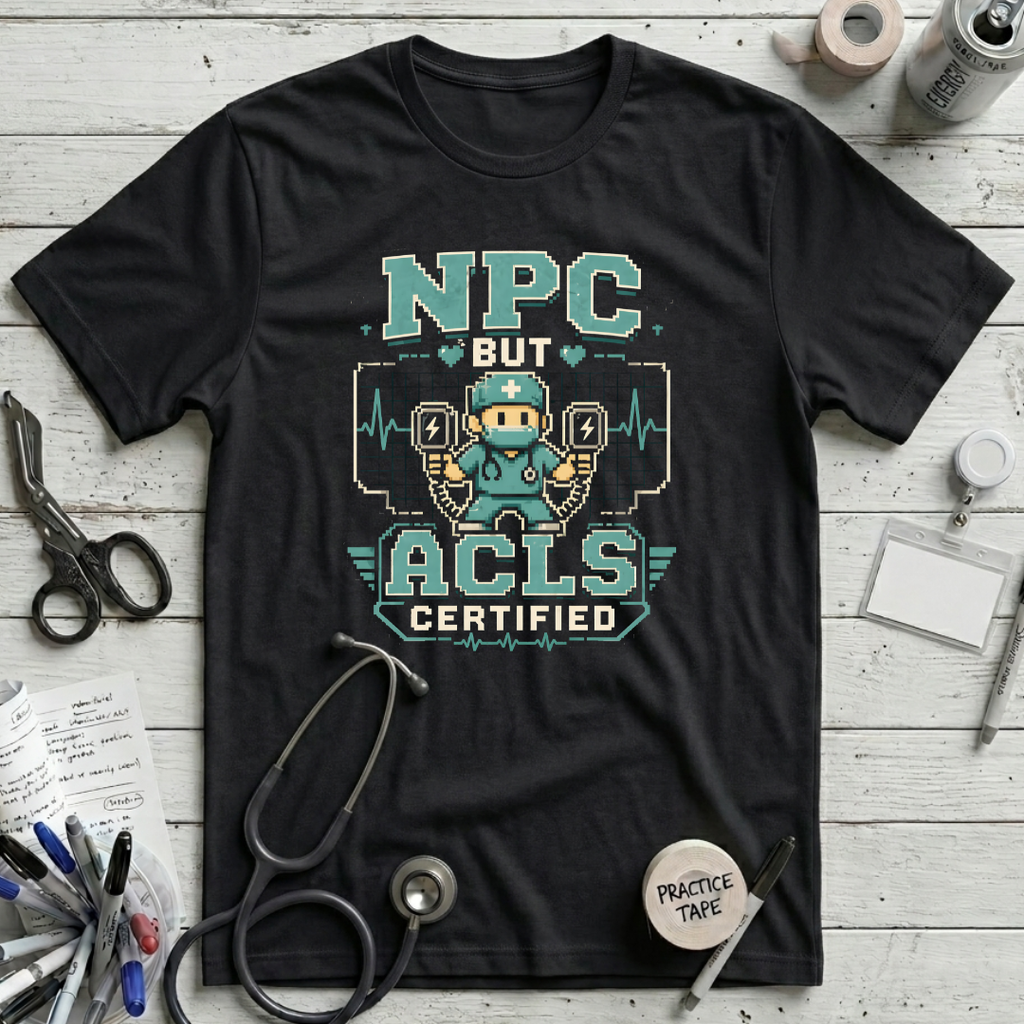 NPC but ACLS Certified T-Shirt