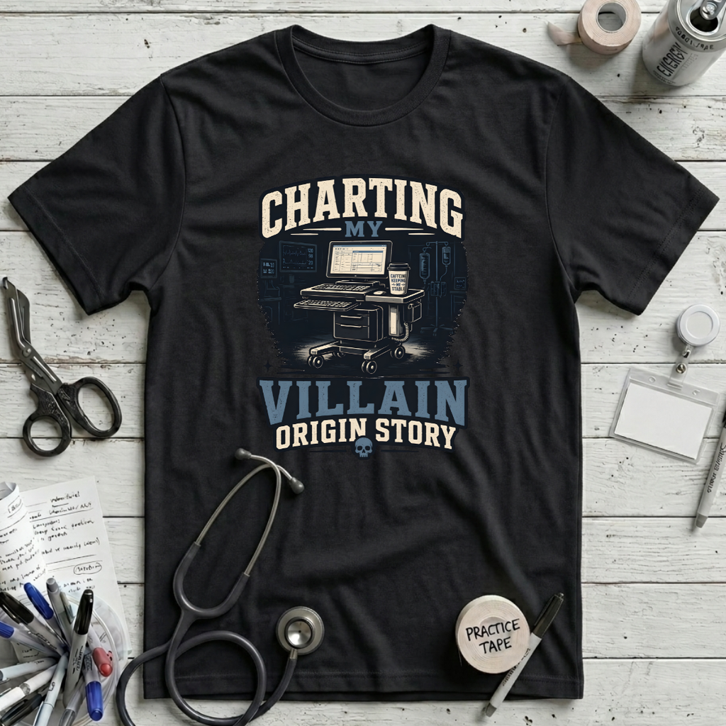 Charting My Villain Story T-Shirt
