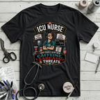 Caffeine, Sarcasm, Threats T-Shirt