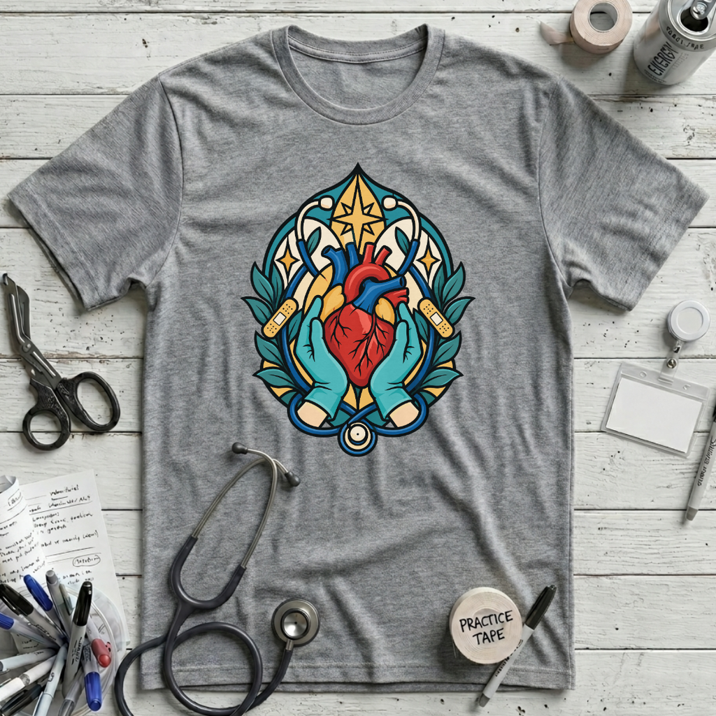 Stained-Glass Healing Hands T-Shirt