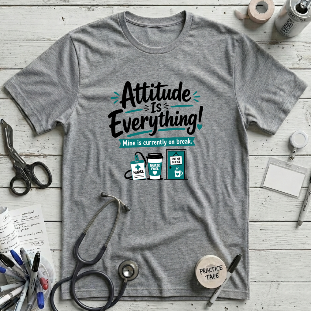 Attitude is Everything - Athletic Heather