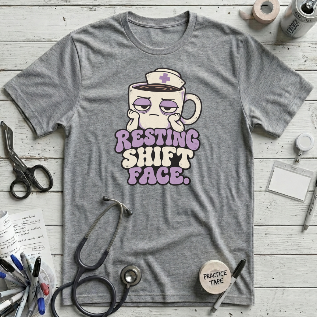Resting Shift Face T-Shirt