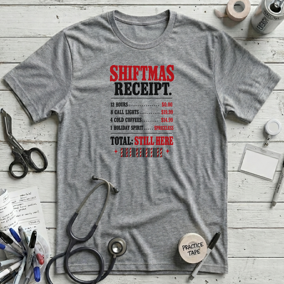 Shiftmas Receipt T-Shirt