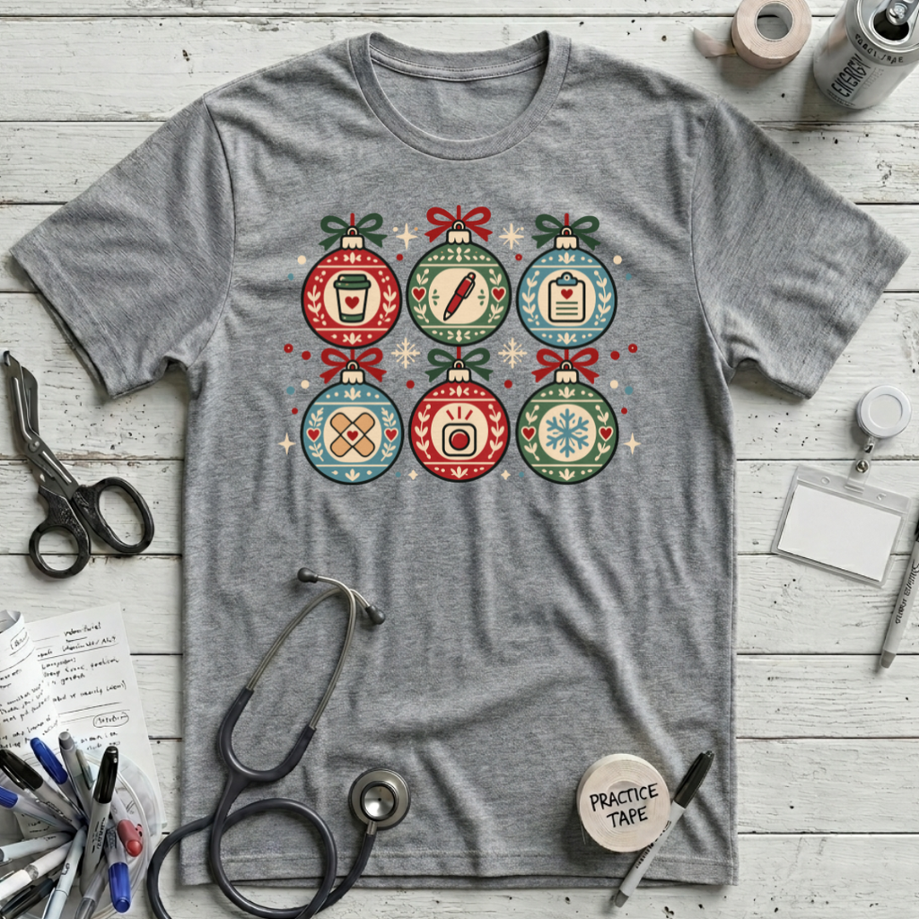 Holiday Nurse Ornament T-Shirt