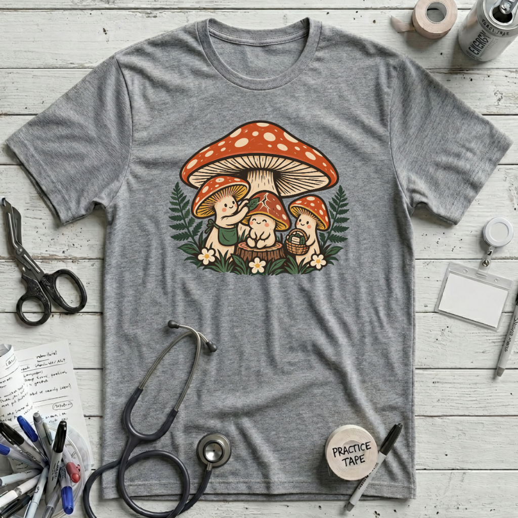 Mushroom Nurse Care T-Shirt
