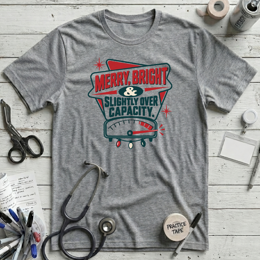 Merry Bright Over Capacity T-Shirt