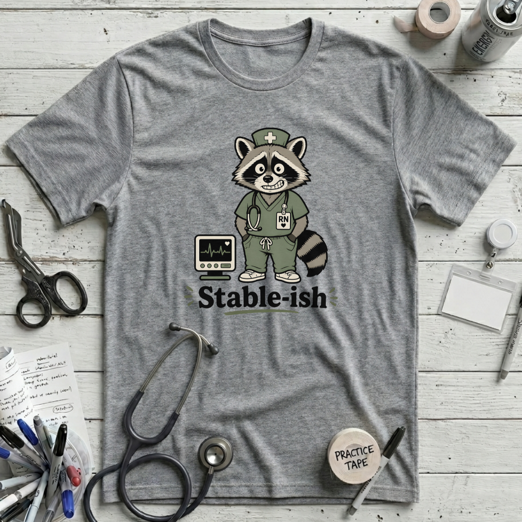 Stable-ish Raccoon T-Shirt