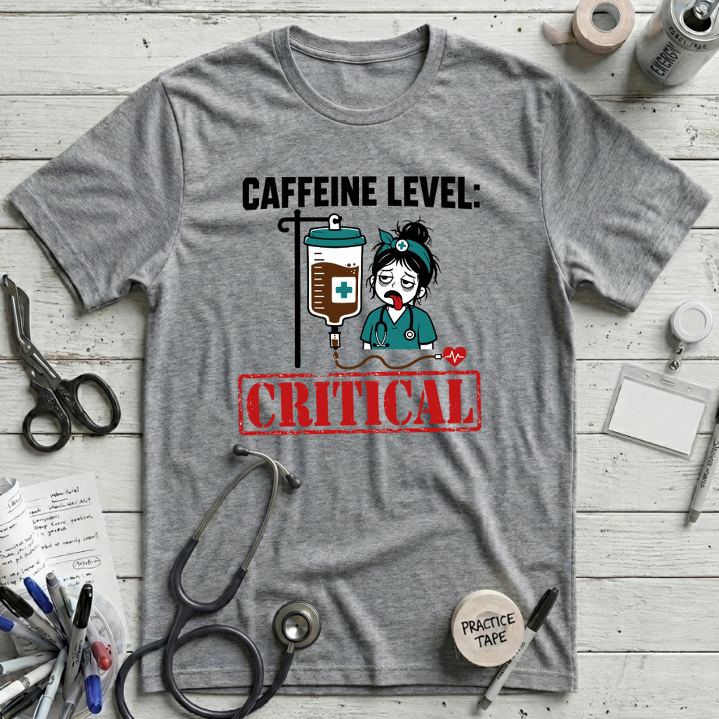 Caffeine Level Critical T-Shirt
