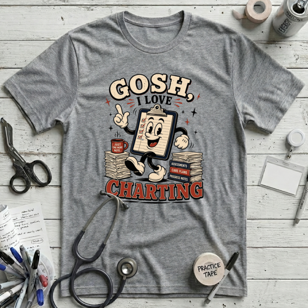 I Love Charting T-Shirt