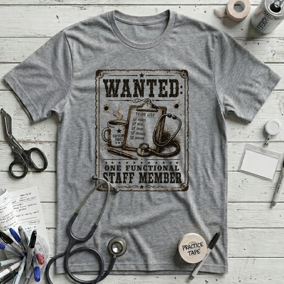 Wanted Functional Staff T-Shirt
