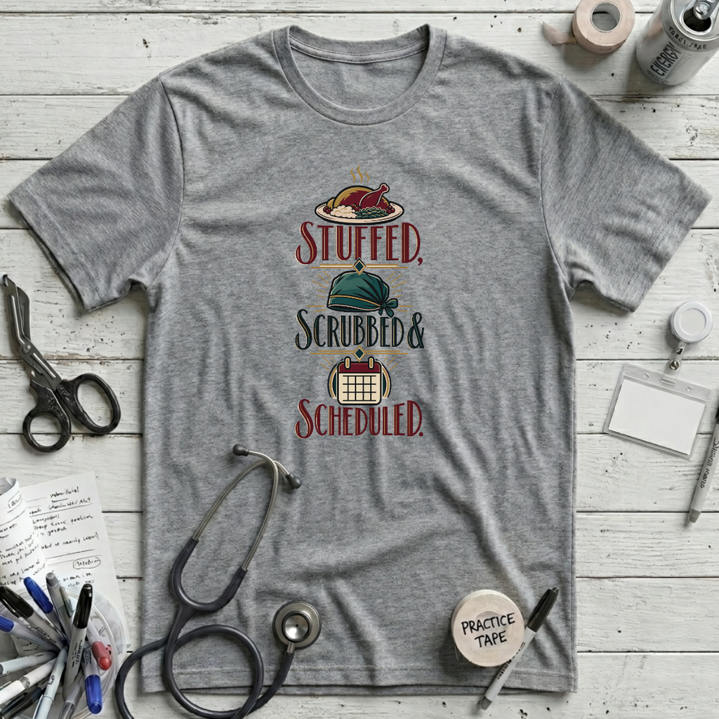 Stuffed Scrubbed Scheduled T-Shirt