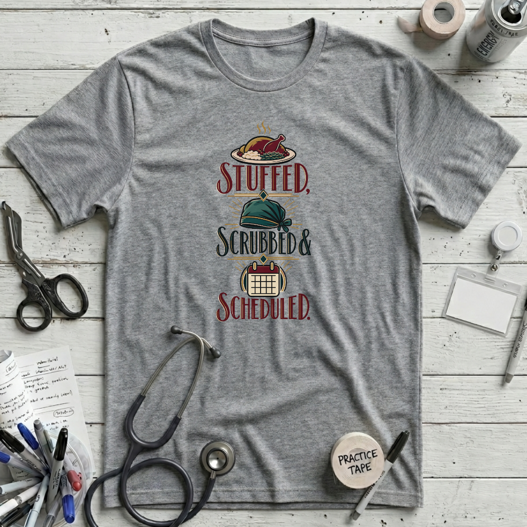 Stuffed Scrubbed Scheduled T-Shirt