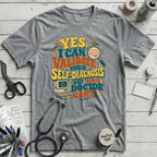 I Can Validate Your Self-Diagnosis T-Shirt - Athletic Heather
