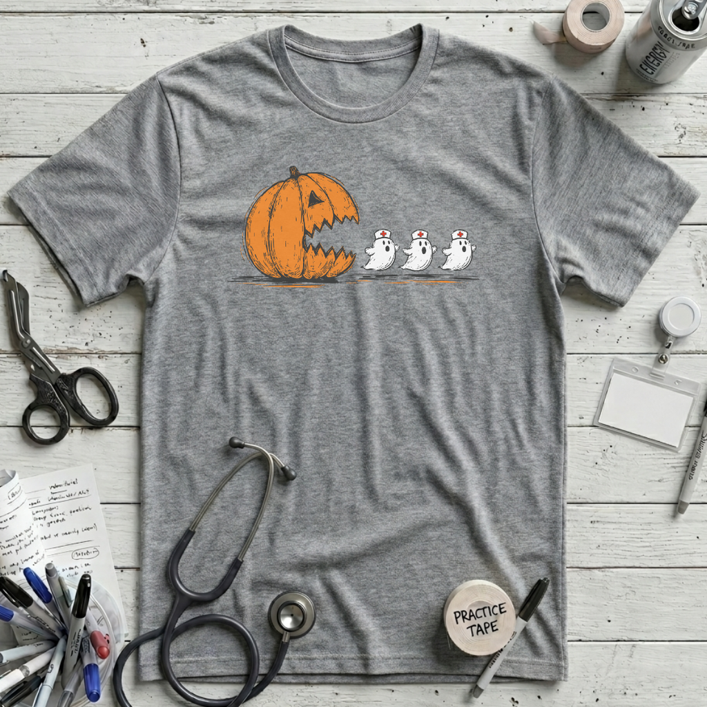 Scared Nurses T-Shirt - Athletic Heather