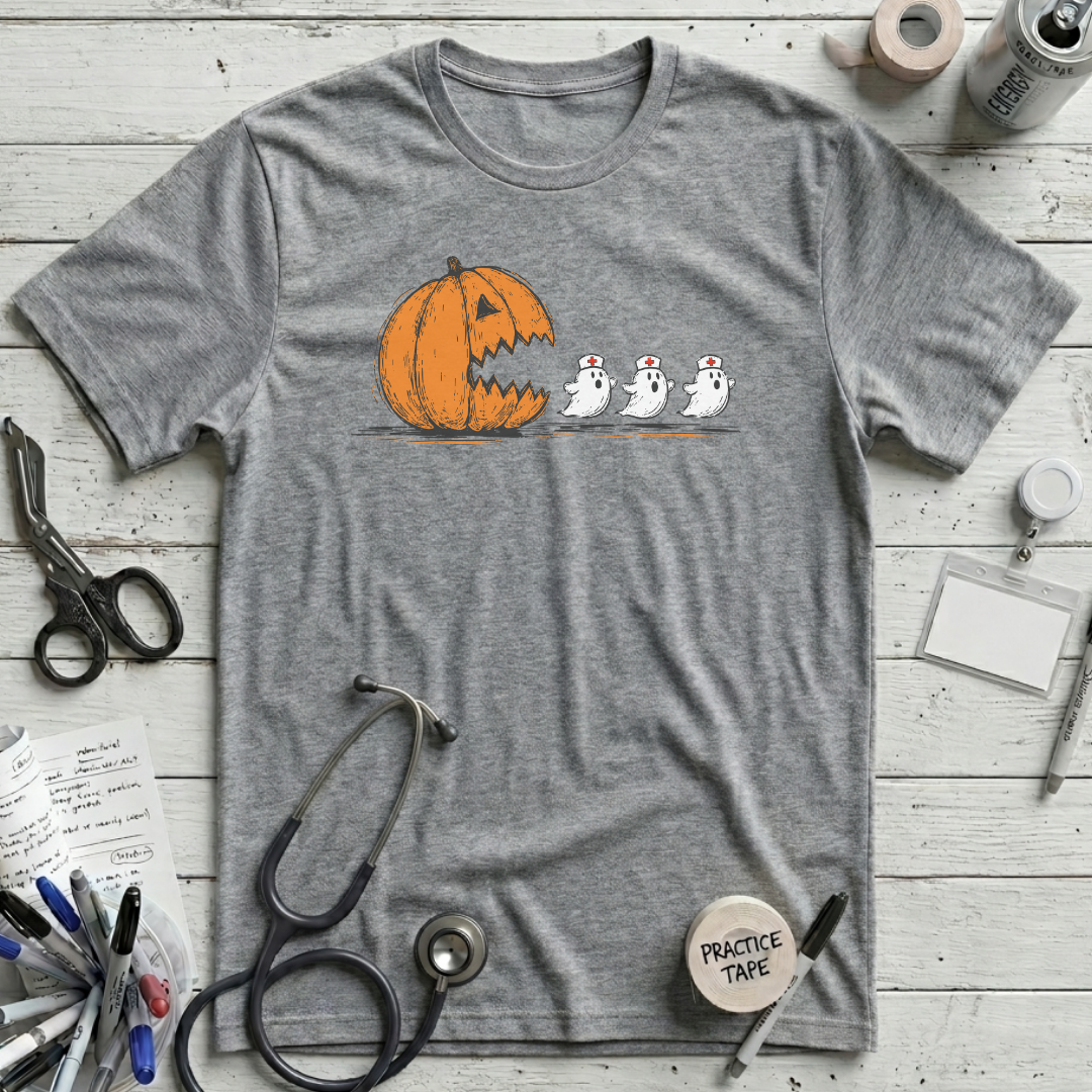 Scared Nurses T-Shirt - Athletic Heather