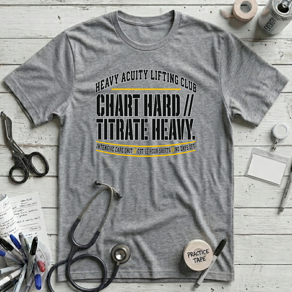 Chart Hard T-Shirt - Athletic Heather