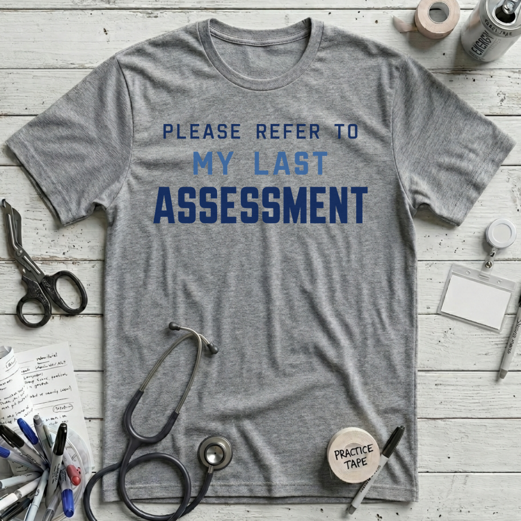 Refer to Assessment T-Shirt - Athletic Heather