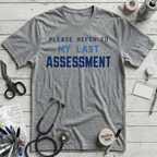 Refer to Assessment T-Shirt - Athletic Heather