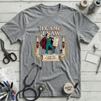 I Came I Saw T-Shirt - Athletic Heather
