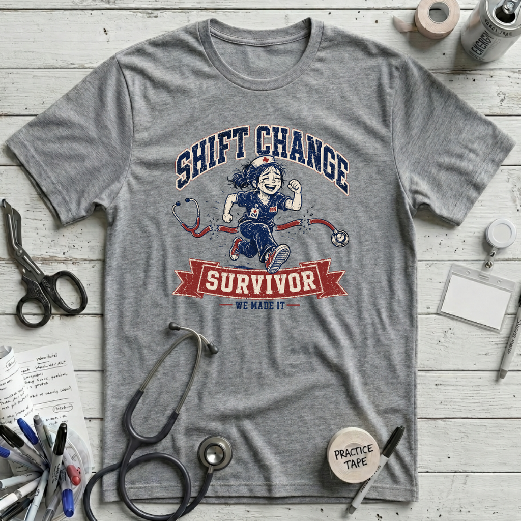 Shift Change Survivor - Athletic Heather