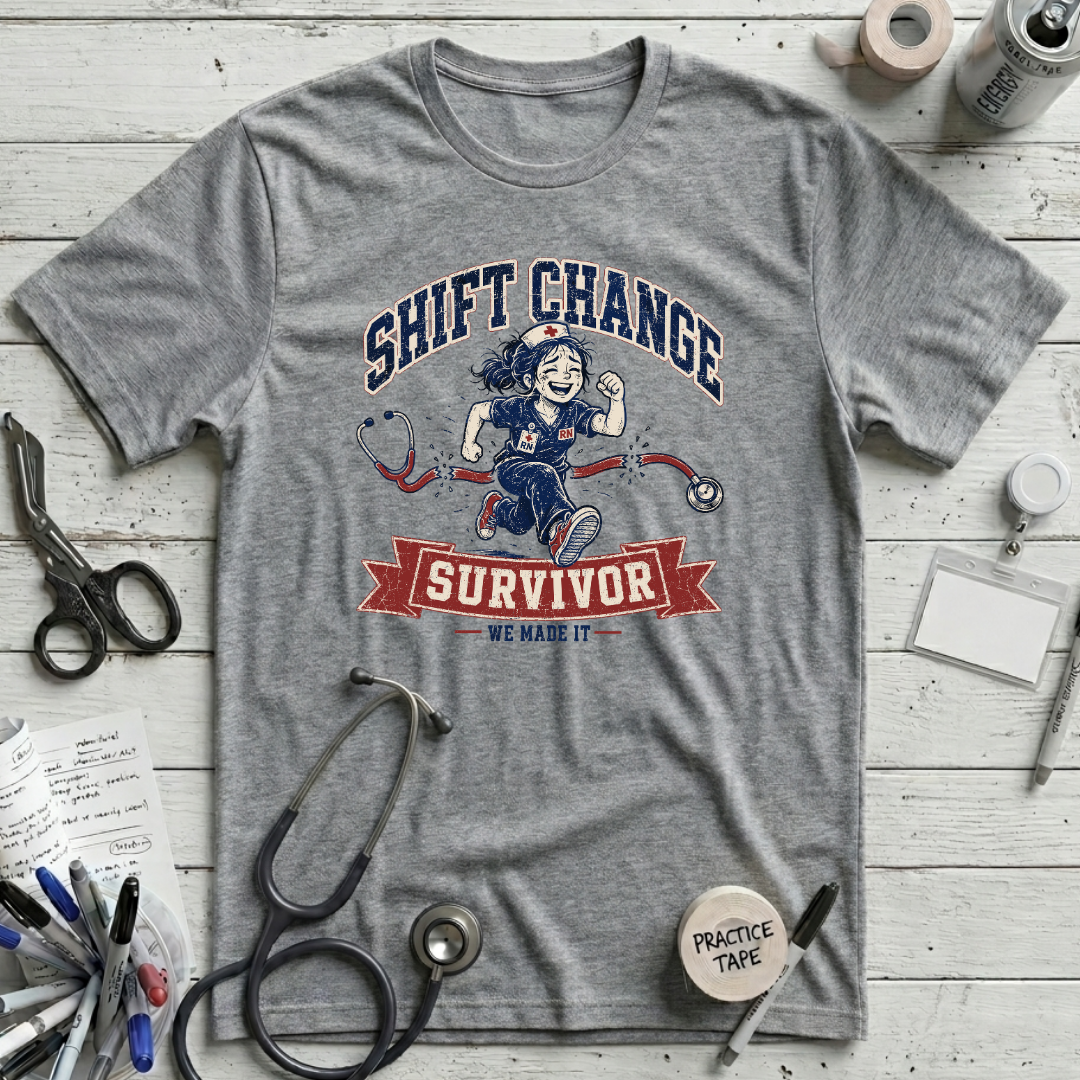 Shift Change Survivor - Athletic Heather