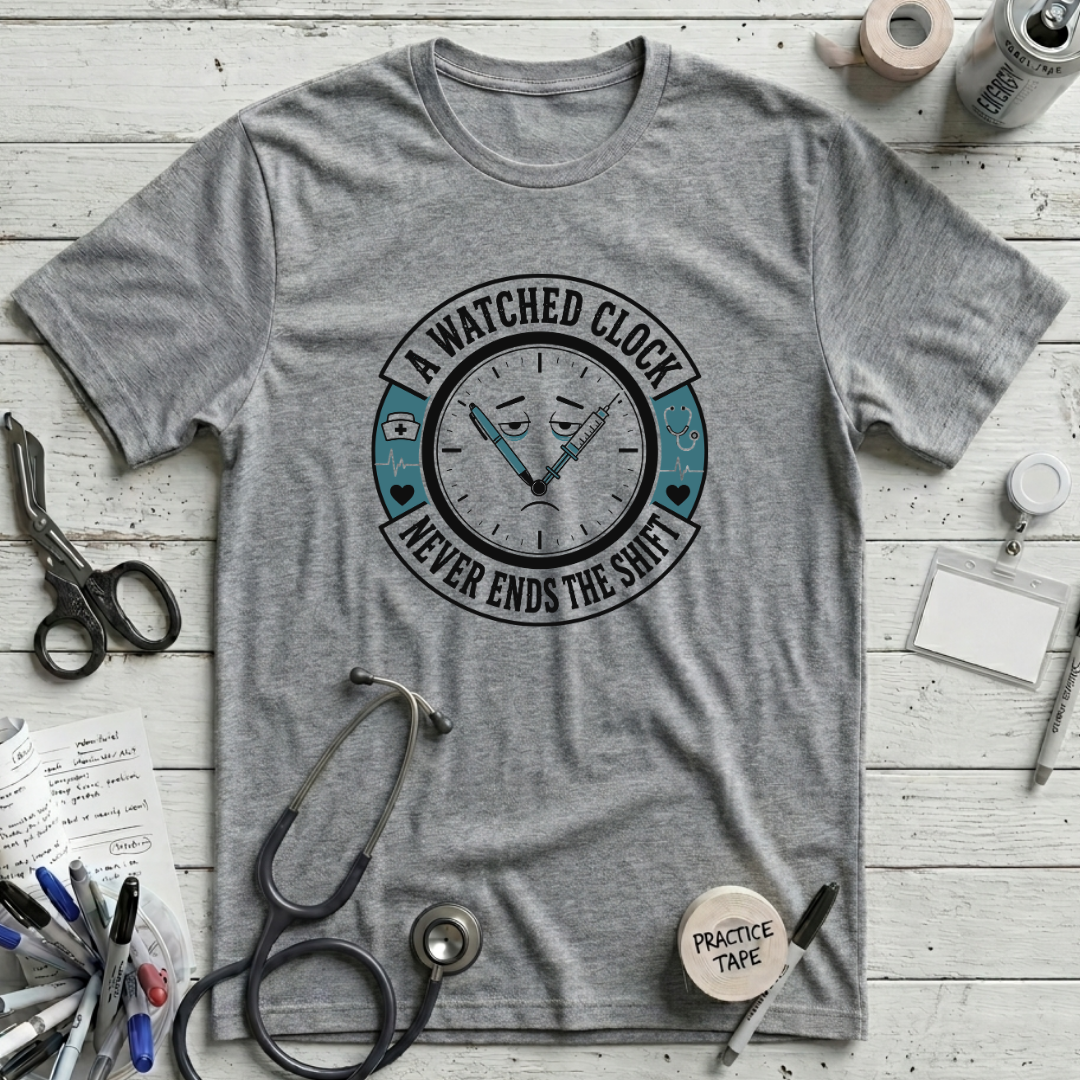 Watched Clock - Athletic Heather