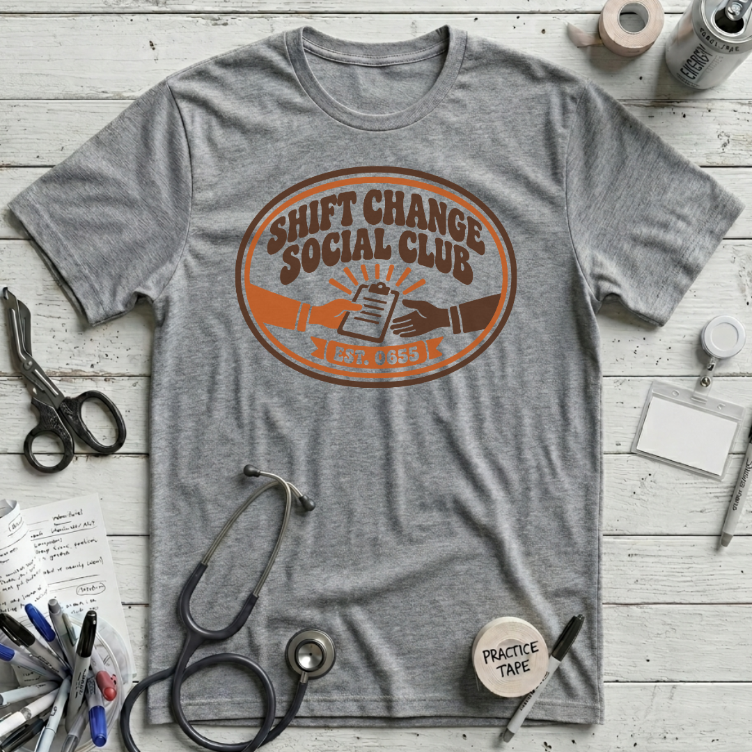 Shift Change Club T-Shirt - Athletic Heather