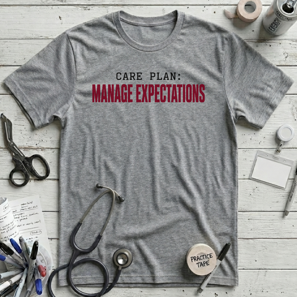 Manage Expectations T-Shirt - Athletic Heather