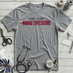 Manage Expectations T-Shirt - Athletic Heather