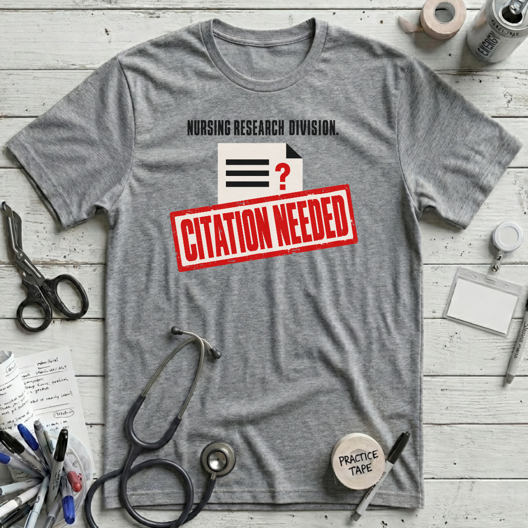 Citation Needed T-Shirt - Athletic Heather