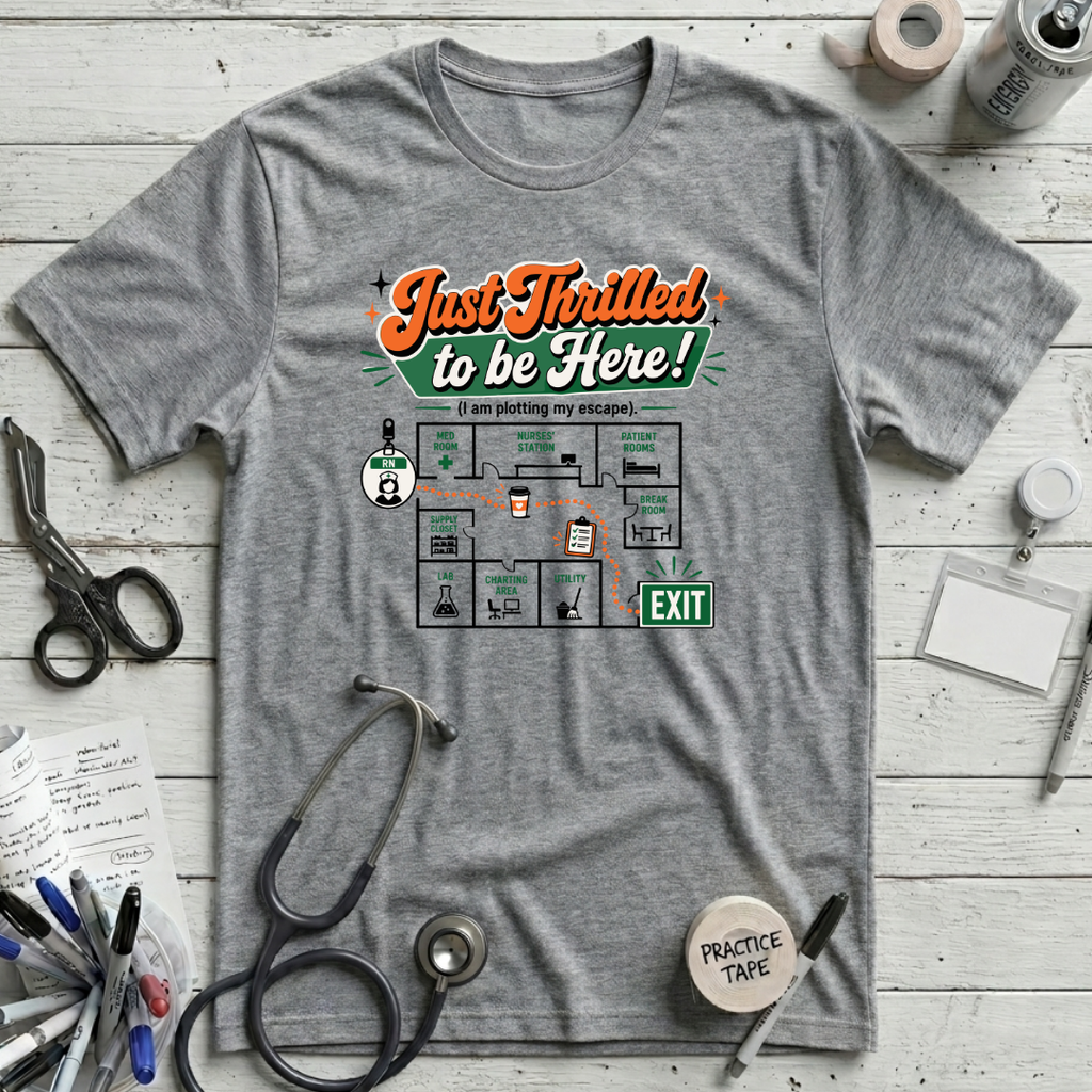 Thrilled to Be Here - Athletic Heather