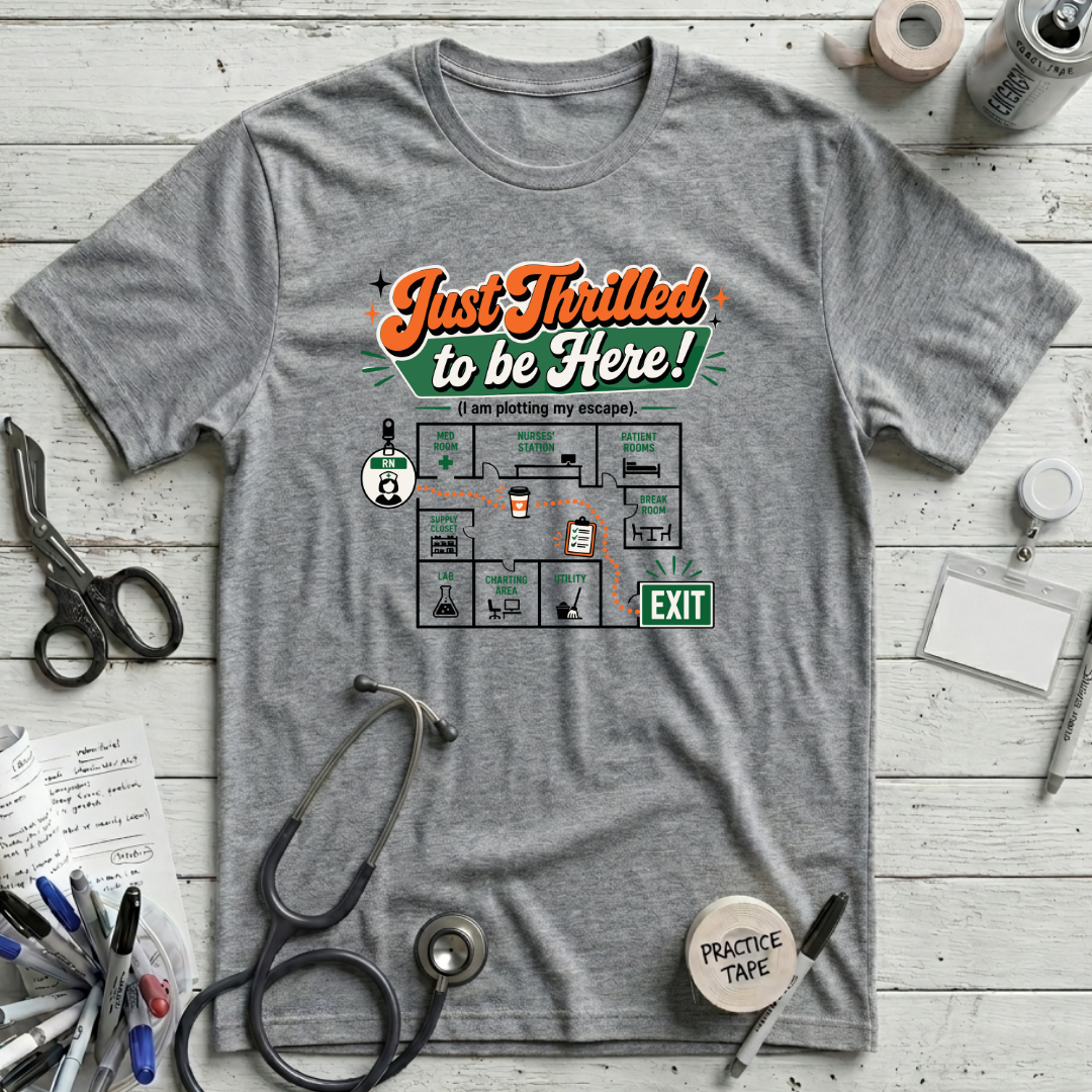 Thrilled to Be Here - Athletic Heather