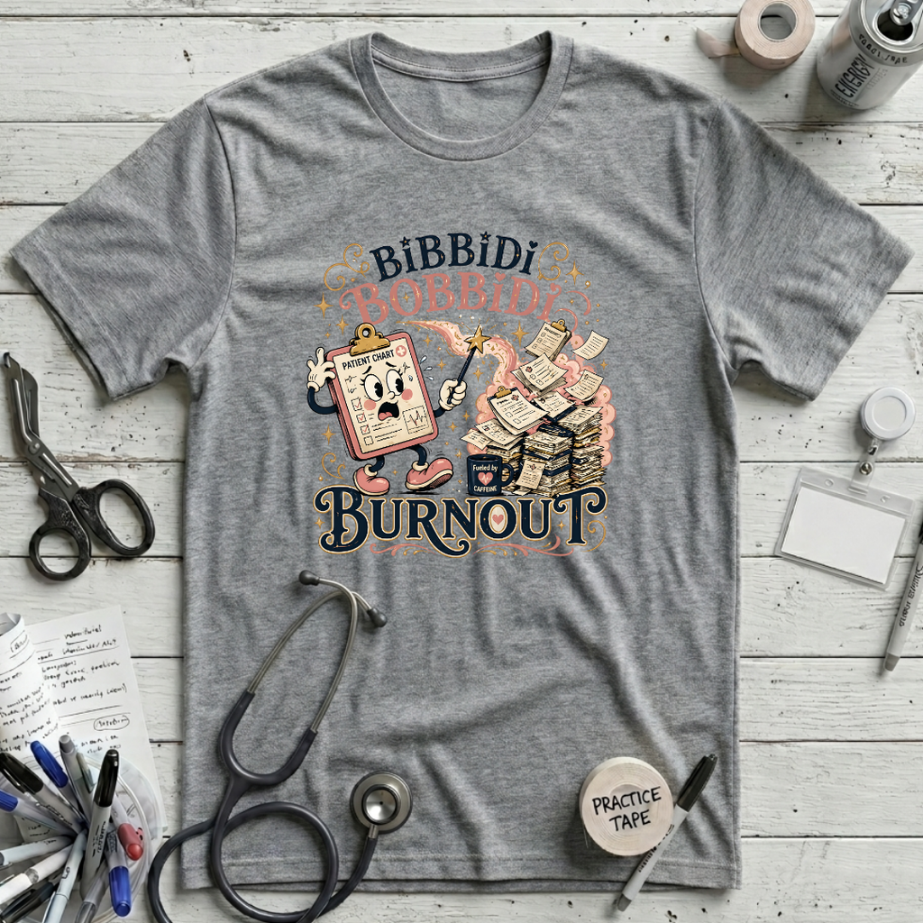 Bibbidi Bobbidi Burnout - Athletic Heather