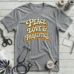 Peace Love Paralytics T-Shirt - Athletic Heather