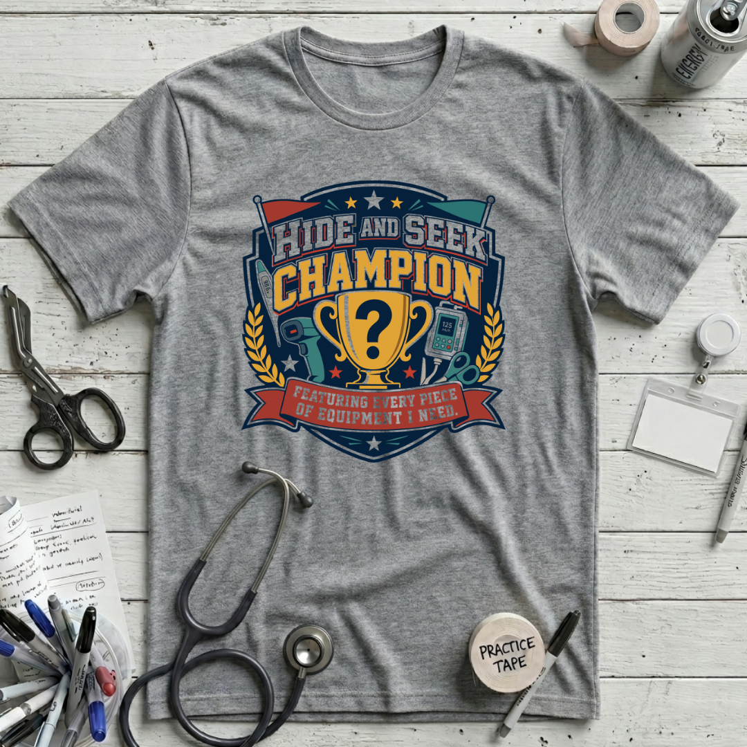 Hide and Seek Champion T-Shirt - Athletic Heather