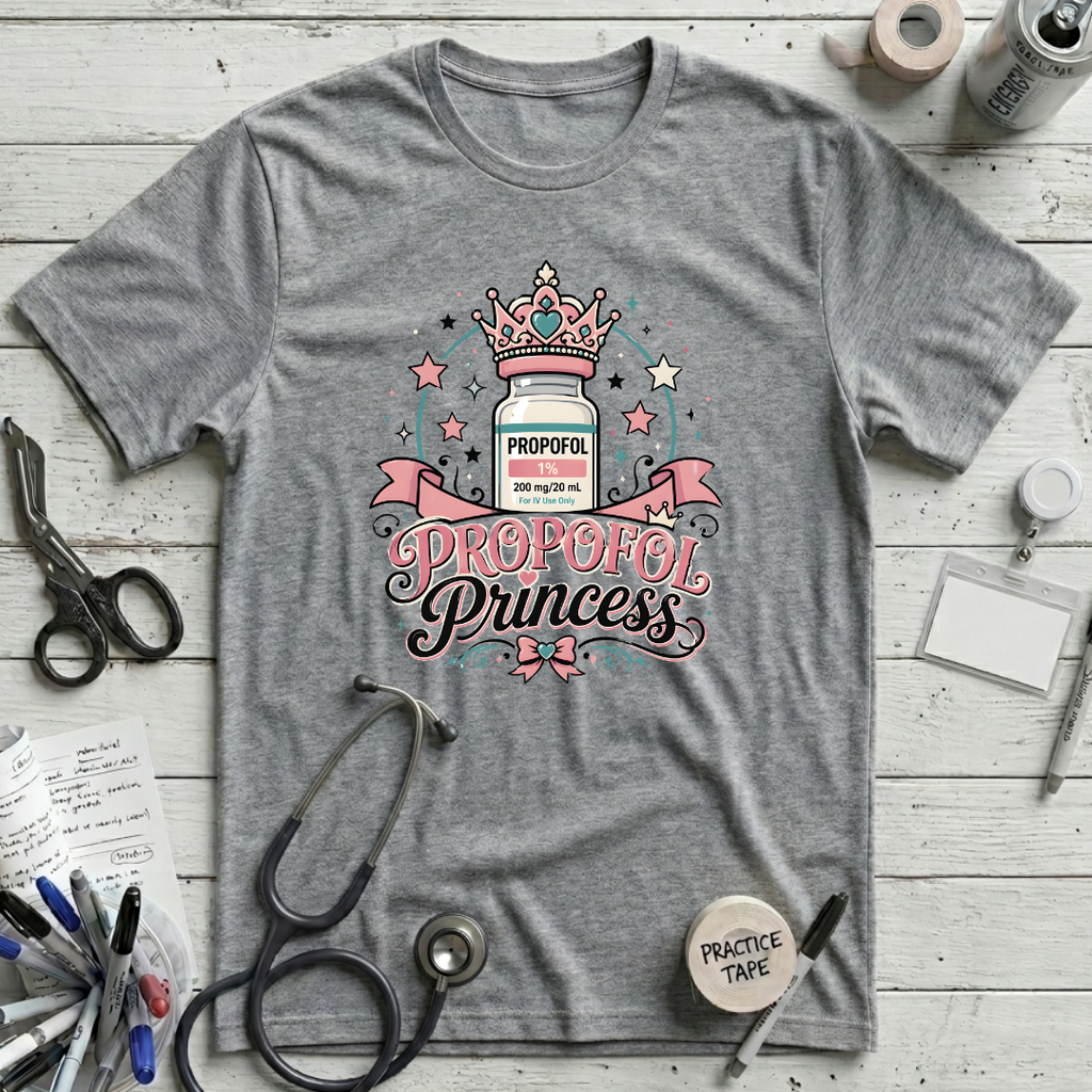 Propofol Princess - Athletic Heather