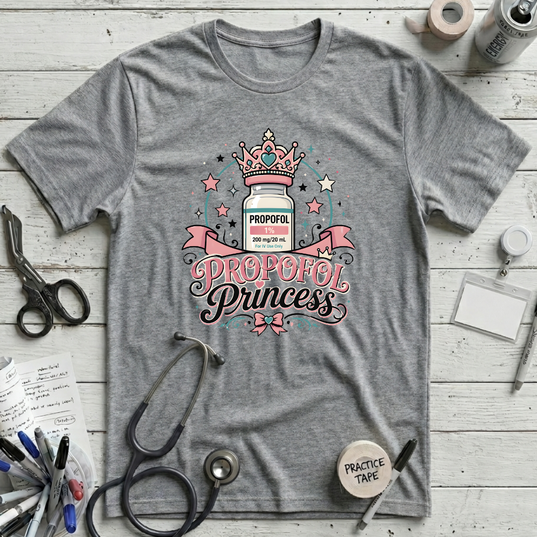 Propofol Princess - Athletic Heather
